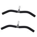 POPETPOP 2 Sets Fitness Bar Fitness - up Bar Heavy Duty Tension Rod Press down Bar Bicep Bar Tricep Pulley Attachments Dragonfly Fishing Lure Bicep Pull Bar Steel The Shoulder Trainer