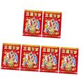 COHEALI 6 Pcs Traditional Tear-off Calendar Annual Calendar New Year Wall Daily Calendar 2022 Year Planner Calendar Desktop Decor The Traditional Chinese Calendar Household China Paper