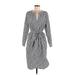 Gap Casual Dress - Wrap: Gray Dresses - Women's Size Medium