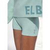Strickhose ELBSAND, Damen, Gr. 36/38, N-Gr, blau (türkis), Feinstrick, Obermaterial: 50% Viskose (LENZING ECOVERO), 28% Polyester, 22% Nylon, unifarben, meliert, elegant, bequem kurz, Hosen, aus hochwertigem Strick, mit Logostickerei, Loungewear