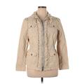 White House Black Market Jacket: Tan Jackets & Outerwear - Women's Size 14