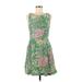 Maeve Casual Dress - A-Line Scoop Neck Sleeveless: Green Dresses - Women's Size 8