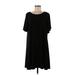 Calvin Klein Casual Dress - DropWaist: Black Solid Dresses - Women's Size 8