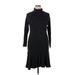 Lauren Jeans Co. Casual Dress - DropWaist: Black Stripes Dresses - Women's Size X-Large