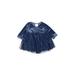 Hanna Andersson Special Occasion Dress: Blue Skirts & Dresses - Size 0-3 Month