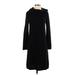 Jones New York Signature Casual Dress - Sweater Dress: Black Dresses - Women's Size Small