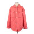 American Eagle Outfitters Coat: Red Jackets & Outerwear - Women's Size Medium