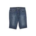 Joe's Jeans Denim Shorts - Mid/Reg Rise: Blue Mid-Length Bottoms - Women's Size 27 - Dark Wash