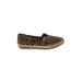 Clarks Flats: Brown Animal Print Shoes - Women's Size 6