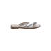 Steve Madden Sandals: Silver Shoes - Women's Size 7 1/2