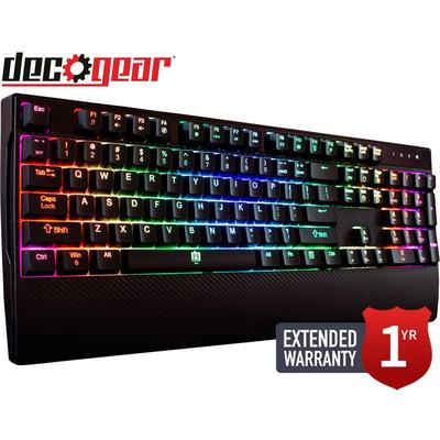 Deco Gear Mechanical Gaming Keyboard with 1 Year Extended Warranty