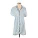 Wilfred Free Casual Dress - Shirtdress: Blue Dresses - Women's Size X-Small