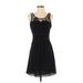 Express Casual Dress - Fit & Flare: Black Dresses - Women's Size 2