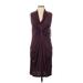 Daisy Fuentes Casual Dress: Burgundy Dresses - New - Women's Size Large