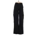 Jeans Cargo Pants - High Rise: Black Bottoms - Women's Size X-Small