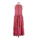 R. Vivimos Casual Dress - Maxi: Pink Paisley Dresses - Women's Size Large