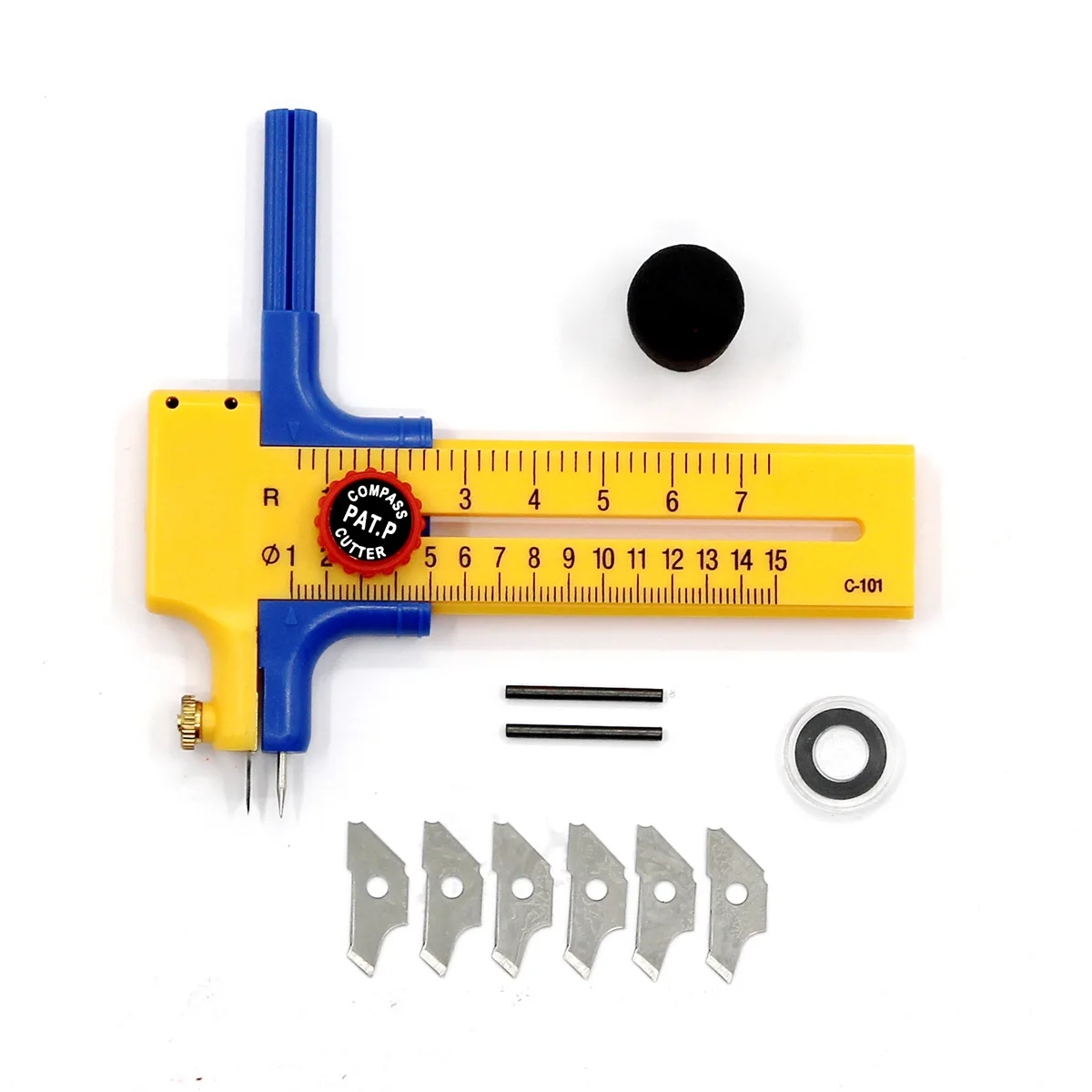 Le coupe circulaire peut ajuster le bouton de l'insigne d'outil de coupe de carton circulaire de bricolage pour fabriquer de la coupe circulaire