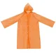 Children Disposable Raincoat Hooded Kids Poncho Button PEVA Portable Outdoor Rainwear Blue