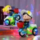 Jouets robots pour enfants voiture cascadeur tournante tricycle phtalélectrique moto pour