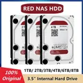 Red Nas-Disque dur interne HDD pour ordinateur de bureau 1 To 2 To 4 To 3 To 6 To 8 To 3.5 "