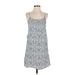 Carve Designs Casual Dress - Slip dress: Gray Print Dresses - Women's Size Small