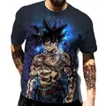 Goku Clothes Men's T-shirt Casual Tops Anime Tee Dragon Ball Z T Shirts Boys T-shirts Children's