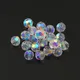 Perles à facettes en cristal autrichien de qualité AAA 4/6/8mm perles de football en verre perles