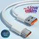 Câble USB de Type C à Charge Super Rapide Snap120 W pour Xiaomi Mi 13 11 12 Pro Ultra Redmi