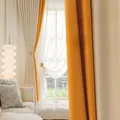 Cream Color Matching Full Blackout Curtain Thickened Bedroom Living Room Hook Curtains Light Luxury