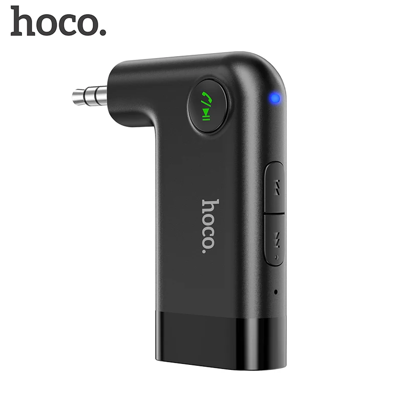 HOCO Bluetooth Empfänger 3,5mm AUX Jack Audio Wireless Bluetooth Adapter für Auto PC Kopfhörer Lautsprecher Bluetooth 5,0 Rezeptor Image