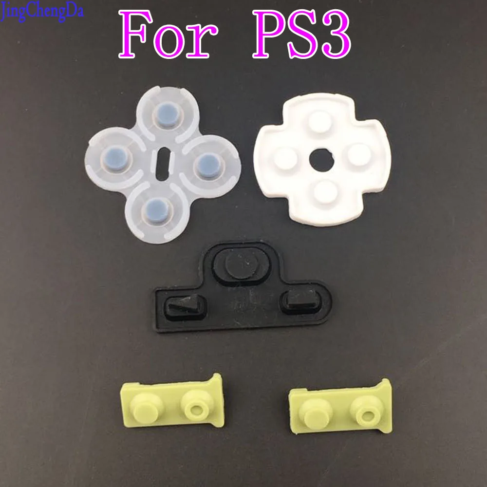 JCD Für PS3 Controller Reparatur Leitfähige Gummi Silikon Pads Für PS3 Griff Controller Ersatz Image