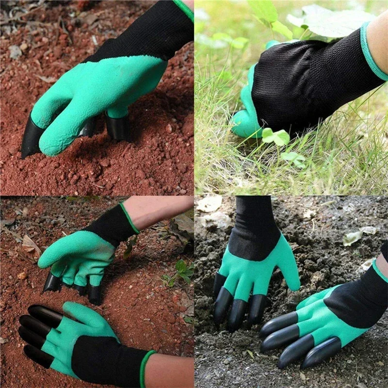 Garten Grab handschuhe Pflanzen Pake Cots Krallen für Garten blumen Unkraut Gemüse pflanzen Arbeits schutz Gartengeräte