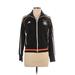 Adidas Track Jacket: Short Black Color Block Jackets & Outerwear - Women's Size 14