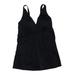 Swimsuits for all One Piece Swimsuit: Black Solid Swimwear - Women's Size 16