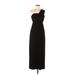 T-Bags Los Angeles Casual Dress - Maxi: Black Solid Dresses - Women's Size Medium