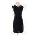 Saks Fifth Avenue Casual Dress: Black Dresses - Women's Size 4