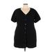 TeXTURE & THREAD Madewell Casual Dress: Black Dresses - Women's Size 3X