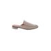 Calvin Klein Mule/Clog: Tan Print Shoes - Women's Size 8 - Almond Toe