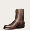 Tecovas Men's The Dean Zip Boots, Round Toe, 8" Shaft, Cafe, Goat, 1.25" Heel, 13 EE