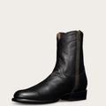 Tecovas Men's The Dean Zip Boots, Round Toe, 8" Shaft, Midnight, Calfskin, 1.25" Heel, 8 D