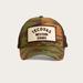 Tecovas Western Goods Trucker Hat, Green/Brown Camo, Polyester