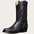 Tecovas Men's The Nolan Cowboy Boots, Round Toe, 12" Shaft, Midnight, Lizard, 1.5" Heel, 11 D