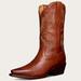 Tecovas Women's The Sadie Cowgirl Boots, 11" Shaft, Rustic Brown, Bovine, 2" Heel, 5 B