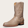 Tecovas Men's The Earl Roper Boots, Round Toe, 10" Shaft, Sand, Goat, 1.125" Heel, 12 D