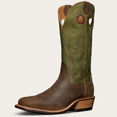 Tecovas Men's The Cody Boots, Broad Square Toe, 13.5" Shaft, Sandstone, Roughout, 2" Heel, 9.5 D