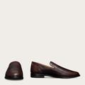 Tecovas Men's The Monterrey Slip-On, Round Toe, Hickory, Bison, 1" Heel, 11.5 D