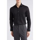 Slim Fit Solid Wrinkle Free Dress Shirt