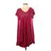 Free People Casual Dress: Burgundy Dresses - Women's Size X-Small