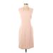 BOSS by HUGO BOSS Casual Dress - Midi: Tan Solid Dresses - Women's Size 6