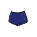 Tek Gear Athletic Shorts: Blue Solid Activewear - Women's Size X-Large